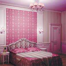 Обои разных типов могут быть скомбинированы в спальне разным путемполосы обойные вставки разные стенылоскутки выделение ниш и выступов коллекция обоев